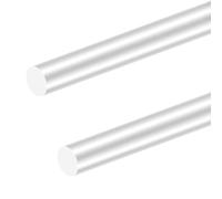 iMeistek Barras de aluminio, 13 mm x 300 mm, redondas, sólidas, para coches RC, decoración de jardín, maquinaria industrial, manualidades (2 unidades)