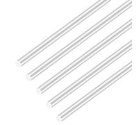 iMeistek Barras de aluminio, 5 mm x 300 mm, redondas, sólidas, para coches RC, decoración de jardín, maquinaria industrial, manualidades (5 unidades)