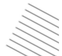 iMeistek Barras redondas de acero inoxidable 304, 305 mm de longitud, 2,5 mm de diámetro, barra redonda de acero inoxidable sólido para manualidades (8 unidades)