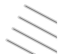 iMeistek Barras redondas de acero inoxidable 304, 305 mm de longitud, 6 mm de diámetro, barra redonda de acero inoxidable sólido para manualidades (4 unidades)