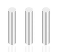 iMeistek Barras redondas de aluminio, 12 mm de diámetro, 100 mm de longitud, de aluminio macizo para modelos de coches teledirigidos, maquinaria industrial, manualidades (3 unidades)
