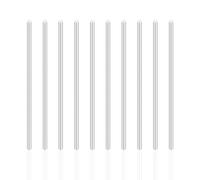 iMeistek Barras redondas de aluminio, 2 mm de diámetro, 100 mm de longitud, de aluminio macizo, para modelos de coches teledirigidos, máquinas industriales, manualidades (10 unidades)
