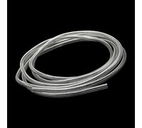 iMeistek Manguera de plástico transparente de 9 mm de diámetro interior x 11 mm de diámetro exterior, tubo de vinilo de PVC flexible de grado alimenticio de 2 m de longitud para transferencia de