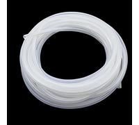 iMeistek Manguera de silicona flexible de grado alimenticio, 4 mm ID x 6 mm OD, longitud 8 metros, tubo de silicona para agua y aire, para trasiego por bomba.