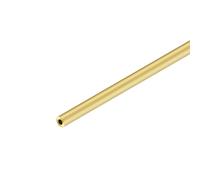 iMeistek Tubo de latón, 6 mm OD x 1,5 mm de grosor de pared de 300 mm de longitud, tubos de latón rectos sin costuras para manualidades