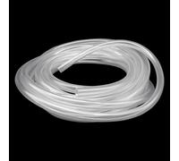 iMeistek Tubo de manguera transparente de PVC de 5 m, diámetro interior de 5 mm x 7 mm de diámetro exterior, tubo flexible de vinilo de PVC para mangueras de agua y aire