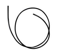 iMeistek Tubo de silicona, 4 mm de diámetro interior x 7 mm de diámetro exterior 2 m, tubo de silicona flexible para transferencia de bomba, color negro