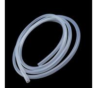 iMeistek Tubo de silicona de 12 mm de diámetro interior x 15 mm de diámetro exterior de 4 metros, manguera flexible de grado alimenticio, tubo de silicona para agua, tubo de aire, tubo transparente
