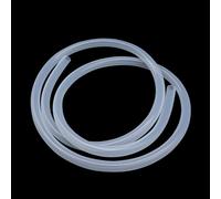 iMeistek Tubo de silicona de 15 mm de diámetro interior x 18 mm de diámetro exterior, 2 metros, manguera flexible de grado alimenticio, tubo de silicona para agua, tubo de aire, tubo transparente