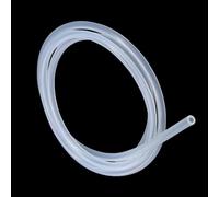 iMeistek Tubo de silicona de 7 mm de diámetro interior x 10 mm de diámetro exterior, 2 metros, manguera flexible de grado alimenticio, tubo de silicona para agua, tubo de aire, tubo transparente