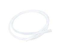 iMeistek Tubo de silicona de grado alimenticio, 10 mm de diámetro interior x 12 mm de diámetro exterior, 2 metros, tubo de silicona flexible para agua y aire, transparente