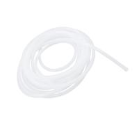 iMeistek Tubo de silicona de grado alimenticio, 9 mm de diámetro interior x 12 mm de diámetro exterior, 5 metros, tubo de silicona flexible para agua y aire, transparente