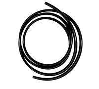 iMeistek Tubo de silicona flexible, 15 mm de diámetro interior x 19 mm de diámetro exterior, 2,5 m de longitud, manguera de silicona para bombas de acuario y mangueras de aire, color negro