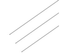 iMeistek Tubo redondo de acero inoxidable 304, 3 mm de diámetro exterior x 0,3 mm de grosor de pared de 300 mm de longitud, tubo recto de metal sin costuras industrial (3 piezas)