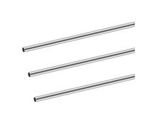 iMeistek Tubos de acero inoxidable 304, 12 mm de diámetro exterior de 0,2 mm de grosor, 300 mm de longitud, tubos redondos de acero inoxidable para el hogar, manualidades (3 piezas)