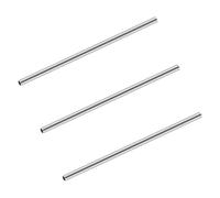 iMeistek Tubos de acero inoxidable 304, 9 mm de diámetro exterior x 1 mm de grosor, 250 mm de longitud, tubo redondo recto industrial de acero inoxidable sin costuras (3 unidades)