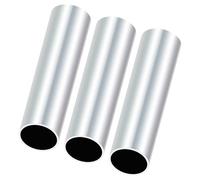 iMeistek Tubos de aluminio 6063, 26 mm de diámetro exterior, 24 mm de diámetro interior, 150 mm de longitud, tubo redondo de aluminio recto sin costuras para modelo de bricolaje, industrial (3 piezas)
