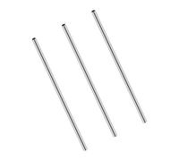 iMeistek Tubos redondos de acero inoxidable 304, 7 mm de diámetro exterior x 0,5 mm de grosor, 250 mm de longitud, tubo recto industrial (3 piezas)