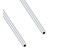 iMeistek Tubos redondos de aluminio 6063, 10 mm de diámetro exterior, 6 mm de diámetro interior, 400 mm de longitud, tubos de aluminio sin costuras para modelo de bricolaje, industrial, decorativo (2