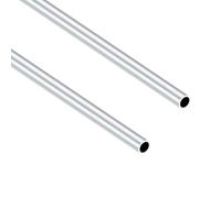 iMeistek Tubos redondos de aluminio 6063, 10 mm de diámetro exterior, 8 mm de diámetro interior, 400 mm de longitud, tubos de aluminio sin costuras para modelo de bricolaje, industrial, decorativo (2