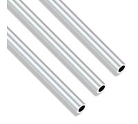 iMeistek Tubos redondos de aluminio 6063, 10 mm OD 7 mm ID 300 mm longitud 1,5 mm pared sin costuras recto tubo de aluminio (3 piezas)