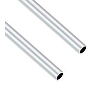 iMeistek Tubos redondos de aluminio 6063, 15 mm de diámetro exterior, 12 mm de diámetro interior, 400 mm de longitud, tubos de aluminio sin costuras para modelo de bricolaje, industrial, decorativo (2