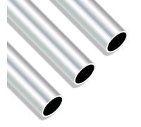 iMeistek Tubos redondos de aluminio 6063, 23 mm de diámetro exterior, 20 mm de diámetro interior, 300 mm de longitud, 1,5 mm de pared, sin costuras, tubo de aluminio recto (3 piezas)