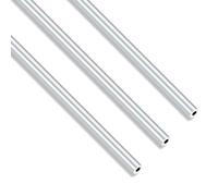 iMeistek Tubos redondos de aluminio 6063, 6 mm de diámetro exterior, 3 mm de diámetro interior, 300 mm de longitud, 1,5 mm, sin costuras, tubo de aluminio recto (3 piezas)