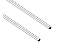 iMeistek Tubos redondos de aluminio 6063, 9 mm de diámetro exterior, 7 mm de diámetro interior, 400 mm de longitud, tubos de aluminio sin costuras para modelo de bricolaje, industrial, decorativo (2