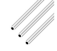 iMeistek Tubos redondos de aluminio 6063, diámetro exterior de 10 mm, diámetro interior de 6 mm, tubo redondo recto sin costuras de 300 mm de longitud para industrial, decorativo, arquitectónico (3