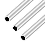iMeistek Tubos redondos de aluminio 6063, diámetro exterior de 16 mm, diámetro interior de 12 mm, tubo redondo recto sin costuras de 300 mm de longitud para industrial, decorativo, arquitectónico (3
