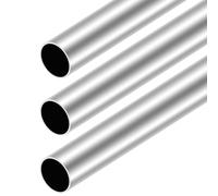 iMeistek Tubos redondos de aluminio 6063, diámetro exterior de 26 mm, diámetro interior de 24 mm, tubo redondo recto sin costuras de 300 mm de longitud para industrial, decorativo, arquitectónico (3