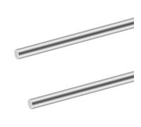 iMeistek Varilla redonda de acero inoxidable 304, 10 mm x 250 mm, varillas redondas sólidas para coches RC, decoración de jardín, manualidades (2 unidades)