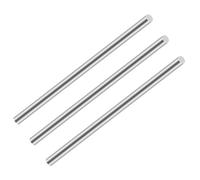 iMeistek Varillas de acero inoxidable 304, 150 mm de longitud, diámetro de 5 mm, acero inoxidable macizo, torno para decoración de jardinería, maquinaria industrial, manualidades (3 unidades)