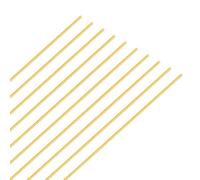 iMeistek Varillas de latón, 1 mm de diámetro, 250 mm de longitud, redondas, de metal, rectas, de latón para manualidades (10 unidades)
