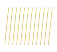iMeistek Varillas de latón de 1,5 mm, 100 mm de longitud, redondas, de metal, rectas, de latón, para modelos RC, manualidades (12 unidades)