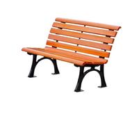 IMEITE Banco al Aire Libre Silla De Ocio Al Aire Libre Cuadrada Comunitaria Banco con Respaldo Doble Banco de jardín