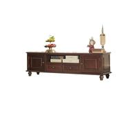 IMEITE Centro De Entretenimiento 200cm Consola Vintage Madera Maciza para Salón, Armario Almacenaje Moderno, Mueble Minimalista para Hoteles Soportes De TV para Sala De Estar