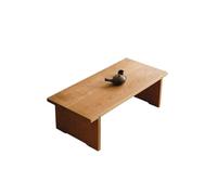 IMEITE Decoración De La Casa Mesa de Centro de Madera Maciza Estilo WABI-sabi Sencilla con mortaja y Espiga, Mesa de té pequeña, Mesa Auxiliar for sofá Mesas De Centro para Sala De Estar(120cm)