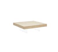 IMEITE Decoración De La Casa Mesa De Centro Flotante Cuadrada Minimalista For Sala De Estar, Apartamento Pequeño Mesas De Centro para Sala De Estar