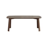 IMEITE Mesa De Reuniones De Oficina Mesa De Comedor con Placa Roca Madera Maciza Gris Mate For El Hogar, Estudio Sencilla, Té Mesa De Comedor(B:160CM*80CM*75CM)