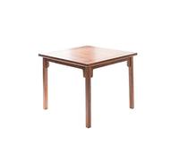IMEITE Mesa De Reuniones De Oficina Mesa de Comedor Cuadrada Madera Estilo Chino for apartamento pequeño, Juego ajedrez y Cartas for Entretenimiento té Mesa De Comedor