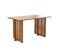 IMEITE Mesa De Reuniones De Oficina Mesa de Comedor Estilo nórdico Simple for el hogar, café, apartamento pequeño, Escritorio Rectangular Mesa De Comedor