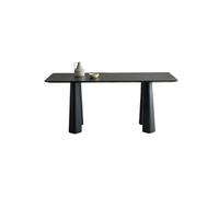 IMEITE Mesa De Reuniones De Oficina Mesa de Comedor Madera Maciza, Mesa Sencilla for Restaurante, Cocina, Sala Estar, té Mesa De Comedor(160x80x75cm)