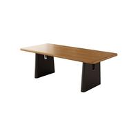 IMEITE Mesa De Reuniones De Oficina Mesa de Comedor Madera Maciza nórdica Moderna for Restaurante, apartamento pequeño, Escritorio casa, negociación Mesa De Comedor(B,160cm)