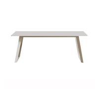 IMEITE Mesa De Reuniones De Oficina Mesa De Comedor Pizarra Estilo Crema For Apartamento Pequeño Y Sencillo, Rectangular For Sala Estar Hogar Mesa De Comedor(M:140XMX80CMX75CM)