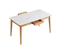 IMEITE Mesa De Reuniones De Oficina Mesa De Comedor Pizarra Madera Maciza For Apartamento Pequeño, Sencilla, Negociación Rectangular For Oficina Mesa De Comedor