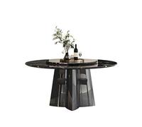 IMEITE Mesa De Reuniones De Oficina Mesa de Comedor Redonda Lujo for apartamento pequeño y Luminoso Mesa De Comedor(1.5m)