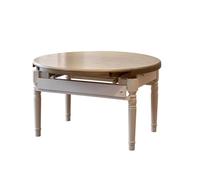 IMEITE Mesa De Reuniones De Oficina Mesa de Comedor Redonda retráctil Madera Maciza Sencilla for casa o Restaurante Mesa De Comedor