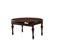 IMEITE Mesa De Reuniones De Oficina Mesa De Comedor Retráctil Madera Maciza For Restaurante, Estilo Retro Americano, Redonda, Variable, For Casa Mesa De Comedor